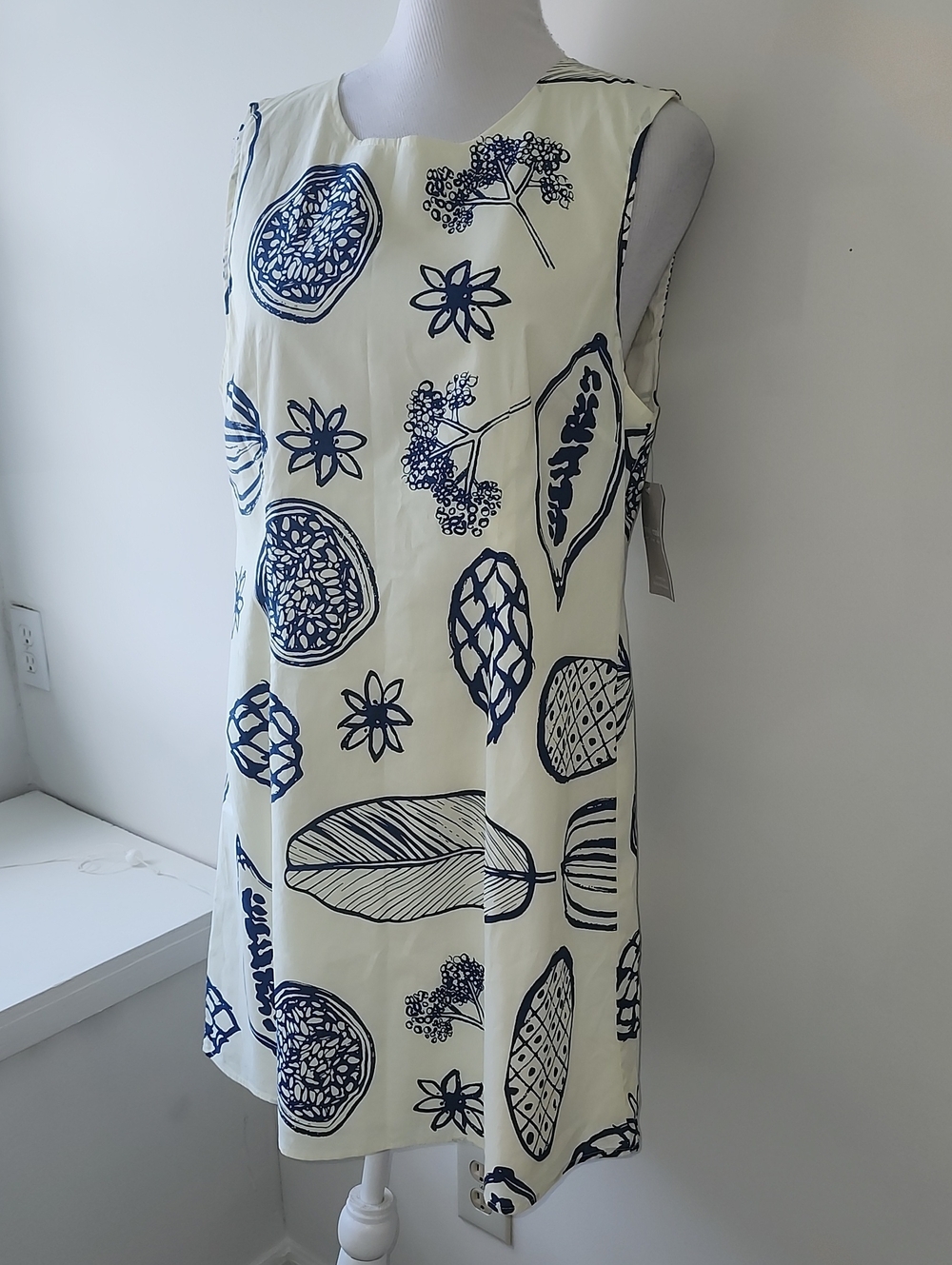 NEW THINGS BETWEEN Cotton Tropics dress Sleeveless Mini coastal beach NWT